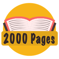 Million Page Challenge 2000 Pages Badge